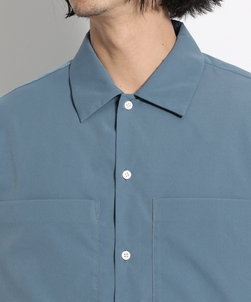 niko and...（ニコアンド）の「マイクロピーチスキンシャツ（シャツ/ブラウス・メンズ・ピンク/ブルー/スモーク/イエロー・SMALL/MEDIUM/LARGE）」の17枚目の写真