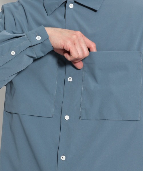 niko and...（ニコアンド）の「マイクロピーチスキンシャツ（シャツ/ブラウス・メンズ・ピンク/ブルー/スモーク/イエロー・SMALL/MEDIUM/LARGE）」の20枚目の写真