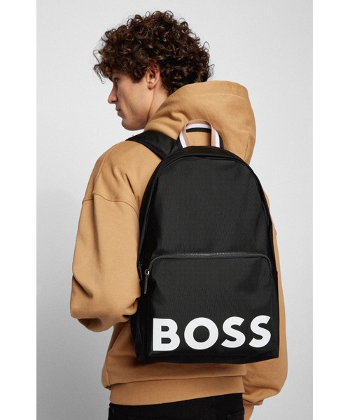セール】BOSSロゴ リサイクルマテリアル バックパック（バックパック