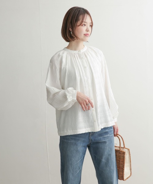 ブラウス シャツ 2WAYギャザーブラウス レディース URBAN RESEARCH DOORS（アーバンリサーチドアーズ）の「2WAY