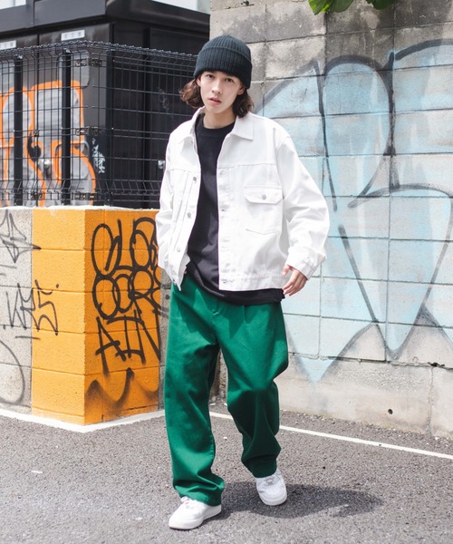 THE STANDARD(ザスタンダード)の「WEGO/デニムトラッカージャケット(デニムジャケット・メンズ・インディゴブルー/ライトインディゴブルー/ブラック/ホワイト・SMALL/MEDIUM/LARGE)」の5枚目の写真