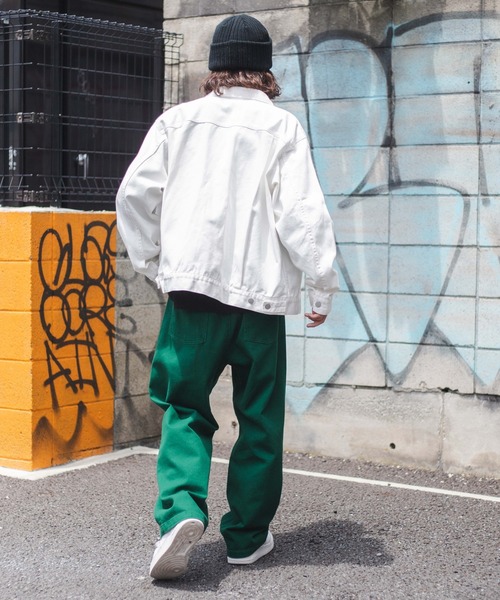 THE STANDARD(ザスタンダード)の「WEGO/デニムトラッカージャケット(デニムジャケット・メンズ・インディゴブルー/ライトインディゴブルー/ブラック/ホワイト・SMALL/MEDIUM/LARGE)」の7枚目の写真