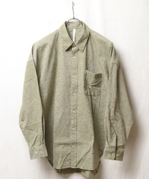 【Ir】綿麻ストレッチビッグシャツ
