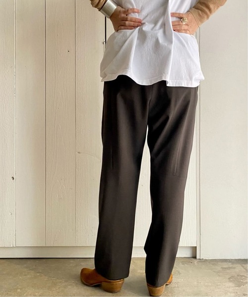 journal standard luxe ライトツイル タックテーパーパンツ JOURNAL STANDARD LUXE（ジャーナルスタンダード ラックス）の