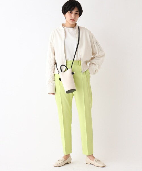 OPAQUE.CLIP（オペークドットクリップ）の「◆キャンバスコンビミニマルショルダー（ショルダーバッグ・レディース・ブラック/ホワイト系3・00）」の3枚目の写真