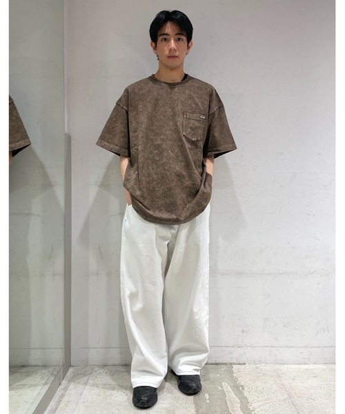 大人気 XLARGE OVERDYED DESERT S/S POCKET TEE レトロ感◎ XLARGE（エクストララージ）の「OVERDYE S/S POCKET TEE（T