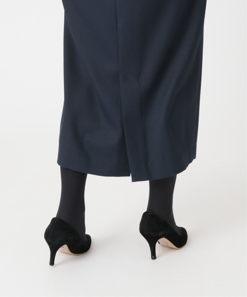 追加3》P/Ryツイルウエストシェイプ パフスリーブワンピース