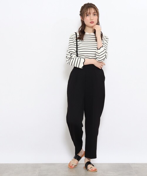 DRESKIP（ドレスキップ）の「◆「サッと履ける」メタルラインサンダル（サンダル・レディース・ブラック系4/ブラウン系5/アイボリー系4・35/45/25）」の12枚目の写真