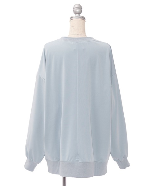 AS KNOW AS PINKY（アズノゥアズピンキー）の「君に伝えるメッセージ ロゴプルオーバー（スウェット・レディース・ブラック/オフホワイト/サックスブルー/ピンク・FREE）」の19枚目の写真