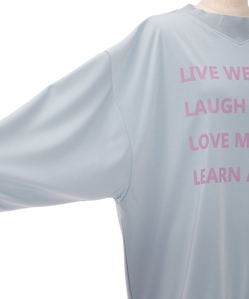 AS KNOW AS PINKY（アズノゥアズピンキー）の「君に伝えるメッセージ ロゴプルオーバー（スウェット・レディース・ブラック/オフホワイト/サックスブルー/ピンク・FREE）」の11枚目の写真