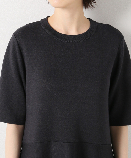 IENA（イエナ）の「ラミーストレッチフレアワンピース（ワンピース・レディース・グリーン/ブラック系その他・FREE）」の10枚目の写真