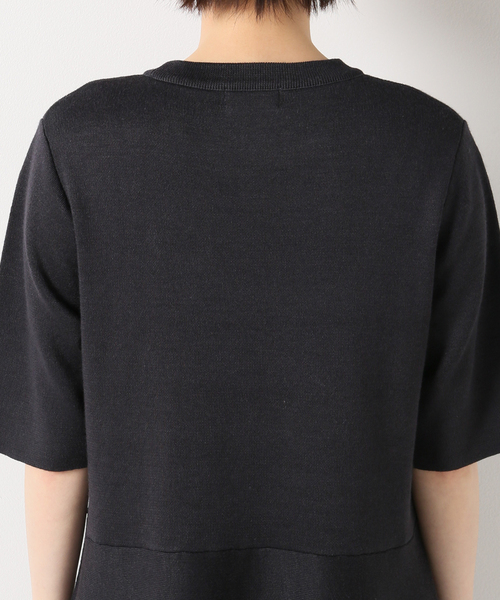 IENA（イエナ）の「ラミーストレッチフレアワンピース（ワンピース・レディース・グリーン/ブラック系その他・FREE）」の11枚目の写真