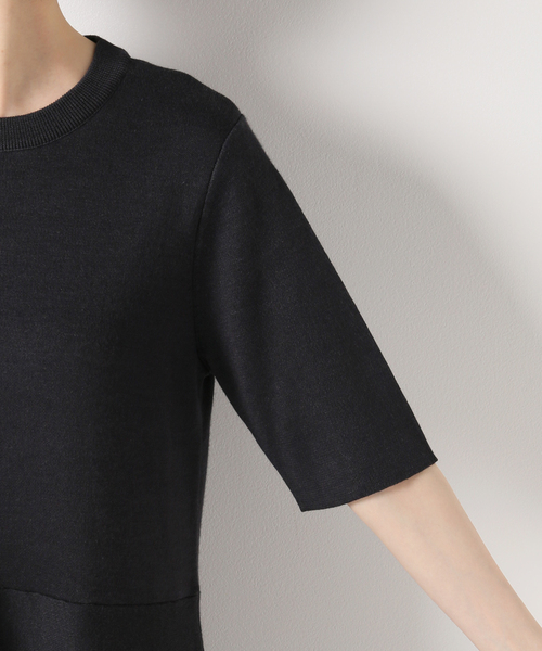 IENA（イエナ）の「ラミーストレッチフレアワンピース（ワンピース・レディース・グリーン/ブラック系その他・FREE）」の12枚目の写真