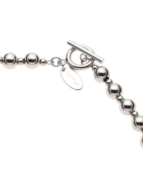 UNTITLED（アンタイトル）の「◆グラデーションボールネックレス（ネックレス・レディース・シルバー・00）」の4枚目の写真