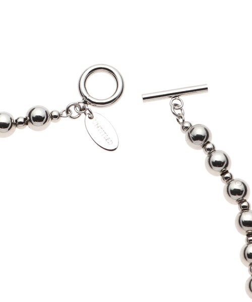 UNTITLED（アンタイトル）の「◆グラデーションボールネックレス（ネックレス・レディース・シルバー・00）」の5枚目の写真