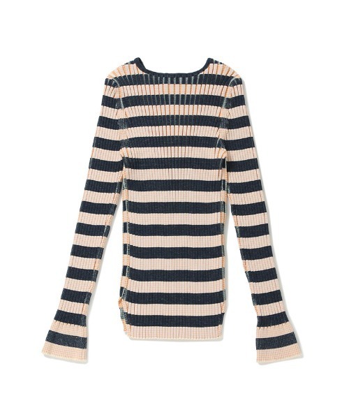 beautiful people（ビューティフルピープル）の「beautiful people stretch rib border pullover 1225210003（スウェット・レディース・オレンジ・38）」の13枚目の写真