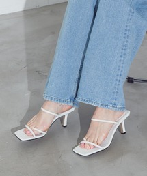 BLONDEY | スクエアトゥストラップサンダル(サンダル)