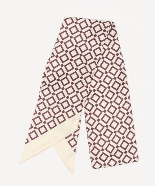 Te chichi（テチチ）の「ボウタイスカーフ（バンダナ/スカーフ・レディース・ホワイト/ブラック/ブラウン・ﾌﾘ-）」の3枚目の写真