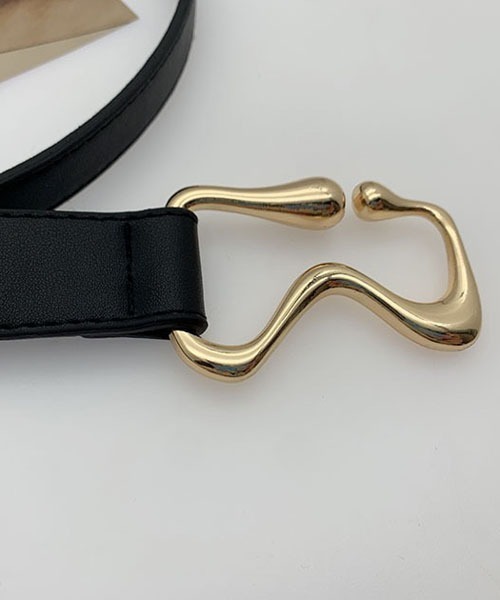 gossip！ロサンゼルス（ゴシップロサンゼルス）の「バックルベルト（ベルト・レディース・ブラック・FREE）」の9枚目の写真