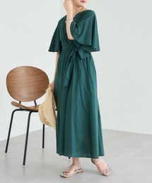 WEB限定カラー有り/インド綿カシュクールワンピース