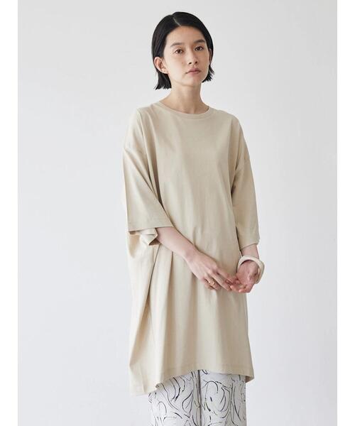 AMERICAN HOLIC(アメリカンホリック)の「コクーンカットチュニック(Tシャツ/カットソー・レディース・ホワイト系その他4/ブラウン/オフホワイト/ライトベージュ/ブラック系その他4/ブラック・L/M)」の11枚目の写真