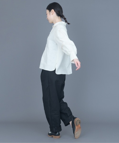 rikolekt（リコレクト）の「rhythm gather blouse（シャツ/ブラウス・レディース・キナリ/ネイビー・0/1）」の11枚目の写真