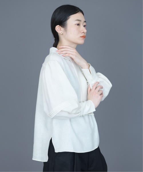 rikolekt（リコレクト）の「rhythm gather blouse（シャツ/ブラウス・レディース・キナリ/ネイビー・0/1）」の12枚目の写真