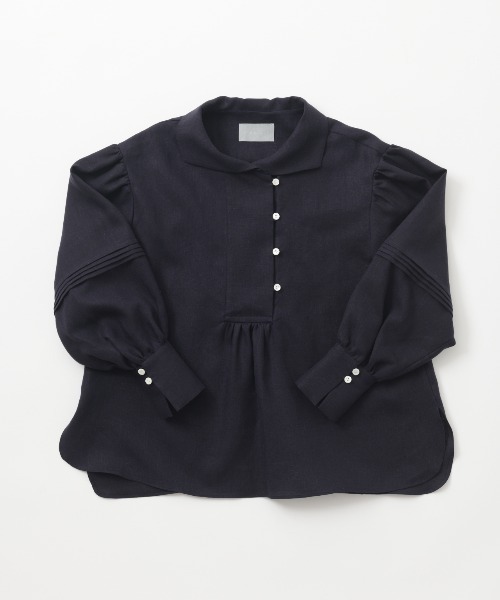 rikolekt（リコレクト）の「rhythm gather blouse（シャツ/ブラウス・レディース・キナリ/ネイビー・0/1）」の16枚目の写真