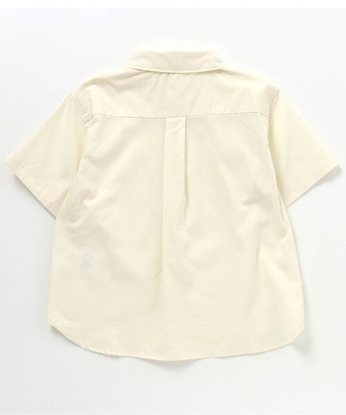 BREEZE（ブリーズ）の「ビーチパーティーシャツ（シャツ/ブラウス・キッズ・オフホワイト/グリーン/ストライプ・90/100/120/80/140/130/110）」の11枚目の写真