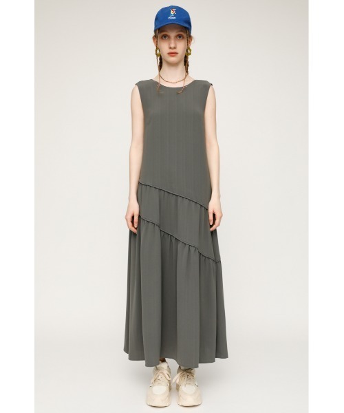 SLY（スライ）の「SHIRRING LONG DRESS シャーリング ロング