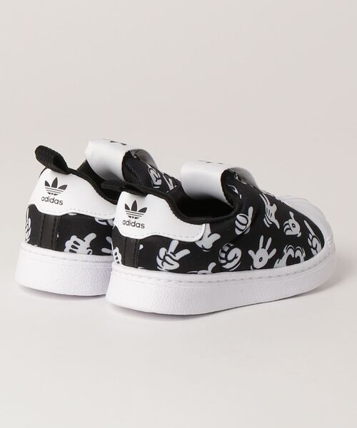adidas(アディダス)の「ディズニー SST 360 / Disney SST 360 / アディダスオリジナルス (キッズ/子供用)(スニーカー・キッズ・ブラック×ホワイト・12cm/11cm/15.0cm/16.0cm/14.0cm/13.0cm)」の9枚目の写真