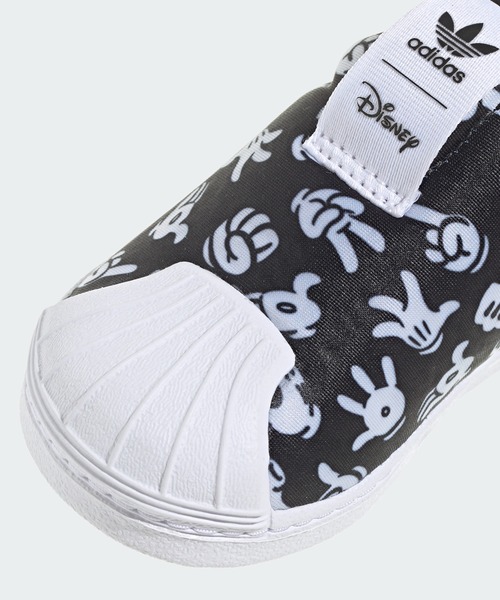 adidas(アディダス)の「ディズニー SST 360 / Disney SST 360 / アディダスオリジナルス (キッズ/子供用)(スニーカー・キッズ・ブラック×ホワイト・12cm/11cm/15.0cm/16.0cm/14.0cm/13.0cm)」の7枚目の写真