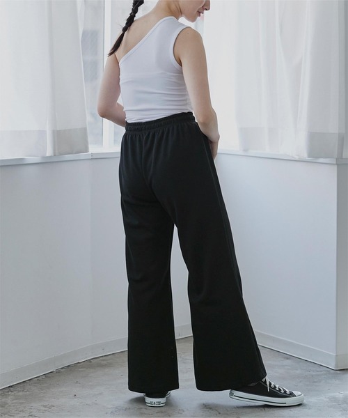 miette（ミエット）の「ｾﾝﾀｰﾌﾟﾚｽｺｯﾄﾝﾌﾚｱﾊﾟﾝﾂ（その他パンツ・レディース・ブラック/ピンク/ブルー・FREE）」の6枚目の写真