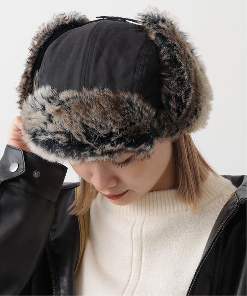 DOUBLE NAME（ダブルネーム）の「ウォッシャブルトラッパーハット(静電気防止)（ハット・レディース・ブラック/ベージュ/カーキ・FREE）」の5枚目の写真