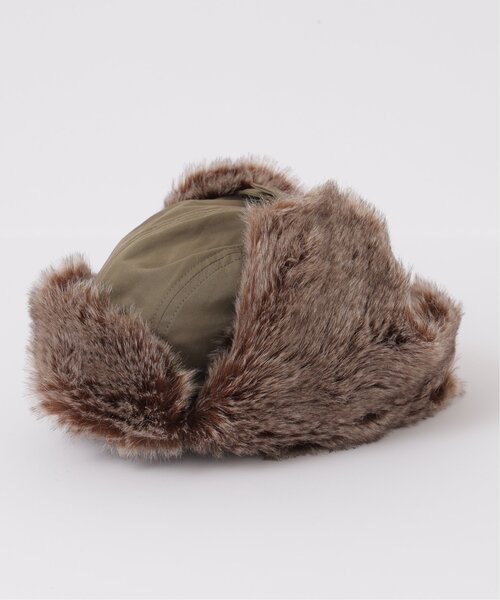 DOUBLE NAME（ダブルネーム）の「ウォッシャブルトラッパーハット(静電気防止)（ハット・レディース・ブラック/ベージュ/カーキ・FREE）」の9枚目の写真