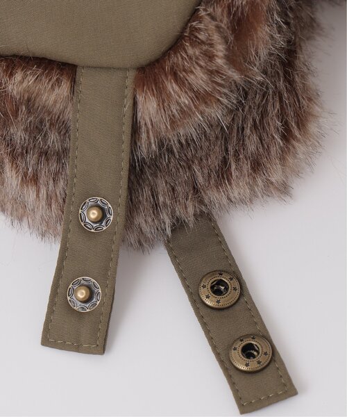 DOUBLE NAME（ダブルネーム）の「ウォッシャブルトラッパーハット(静電気防止)（ハット・レディース・ブラック/ベージュ/カーキ・FREE）」の16枚目の写真