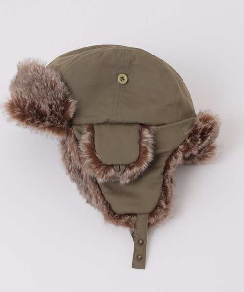 DOUBLE NAME（ダブルネーム）の「ウォッシャブルトラッパーハット(静電気防止)（ハット・レディース・ブラック/ベージュ/カーキ・FREE）」の17枚目の写真