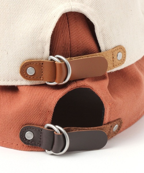 studio CLIP（スタディオクリップ）の「ツイルキャップ（キャップ・レディース・オフホワイト/オレンジ/ブラック・FREE）」の5枚目の写真