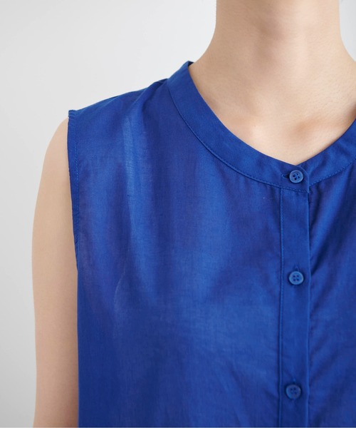 FREE'S MART（フリーズマート）の「◆ノースリーブティアードチュニックブラウス（シャツ/ブラウス・レディース・ブラック/ホワイト/ブルー・SMALL/MEDIUM）」の15枚目の写真