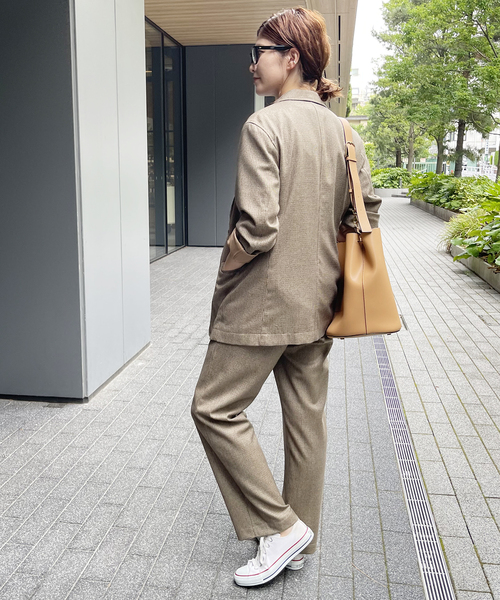 Spick & Span（スピックアンドスパン）の「ウールカルゼイージーパンツ（その他パンツ・レディース・その他4/ネイビー・36/38）」の14枚目の写真