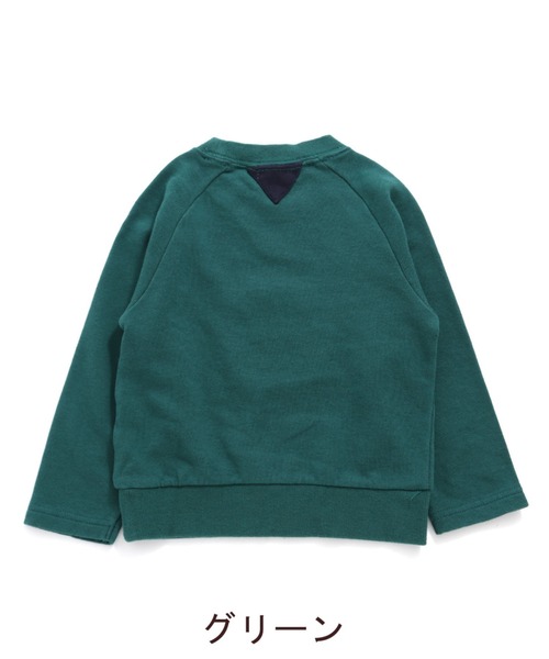 RAGMART（ラグマート）の「カレッジロゴトレーナー（Tシャツ/カットソー・キッズ・グリーン/ネイビー・100cm/130cm/120cm/110cm）」の5枚目の写真