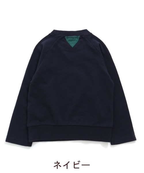 RAGMART（ラグマート）の「カレッジロゴトレーナー（Tシャツ/カットソー・キッズ・グリーン/ネイビー・100cm/130cm/120cm/110cm）」の7枚目の写真