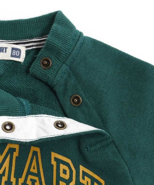 RAGMART（ラグマート）の「カレッジロゴトレーナー（Tシャツ/カットソー・キッズ・グリーン/ネイビー・100cm/130cm/120cm/110cm）」の10枚目の写真