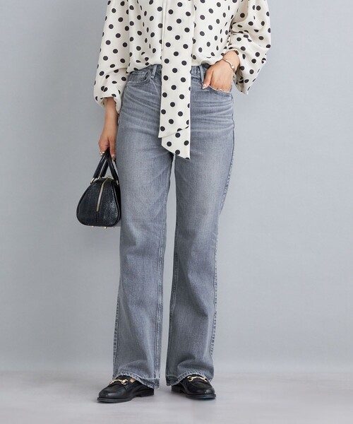 SHIPS(シップス)の「【SHIPS別注】upper hights: H-RISE BIRKIN(その他パンツ・レディース・ブラック/ブルー・SMALL/MEDIUM)」の2枚目の写真