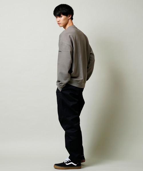 Columbia（コロンビア）の「【販路限定商品】columbia/コロンビア インペリアルパーク 無地 ワンポイント 刺繍ロゴ クルーネックトレーナー/スウェット PM0671（スウェット・メンズ・グレイッシュベージュ/ネイビー/ストーン/ブラック/カーキ・XL/L/M）」の17枚目の写真