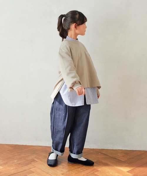 undeny.(アンディニ-)の「undeny/アンディニー FLUFFY プルオーバー(その他トップス・キッズ・チャコールグレー/グレイッシュベージュ/グリーン・XL/M/L)」の7枚目の写真