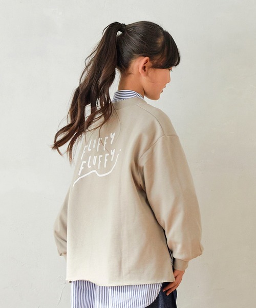 undeny.(アンディニ-)の「undeny/アンディニー FLUFFY プルオーバー(その他トップス・キッズ・チャコールグレー/グレイッシュベージュ/グリーン・XL/M/L)」の10枚目の写真