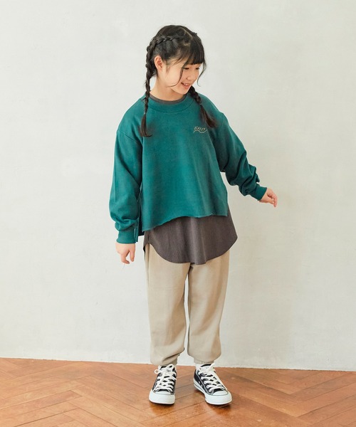 undeny.(アンディニ-)の「undeny/アンディニー FLUFFY プルオーバー(その他トップス・キッズ・チャコールグレー/グレイッシュベージュ/グリーン・XL/M/L)」の11枚目の写真