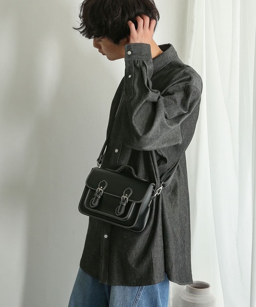 SENSE OF PLACE by URBAN RESEARCH（センスオブプレイスバイアーバンリサーチ）の「『別注』TeddyBear×SENSE OF PLACE　テディベアデニムルーズシャツ（シャツ/ブラウス・メンズ・アイボリー/ブラック・MEDIUM/LARGE）」の12枚目の写真