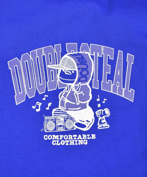 DOUBLE STEAL(ダブルスティール)の「Music DOUBZ crew 裏起毛クルー(スウェット・メンズ・トップグレー/ブラック/ブルー・X-LARGE/LARGE/MEDIUM)」の11枚目の写真